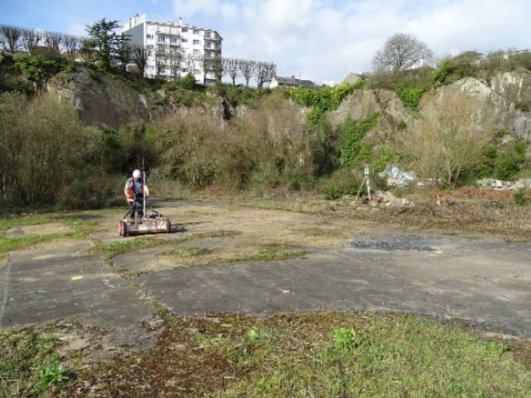 Scan géoradar 3D du site de l_arbre aux hérons - Nantes